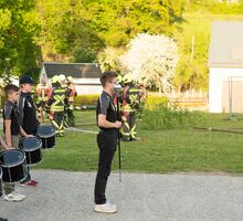 Hexenfeuerumzug der Juniorband in Oberlichtenau 2025